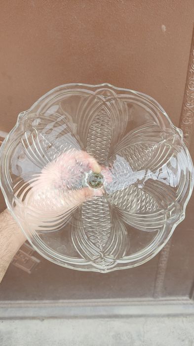 Ваза стеклянная для фруктов