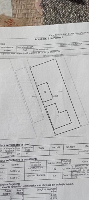 Casă Oșorhei  zona centrală la șosea
