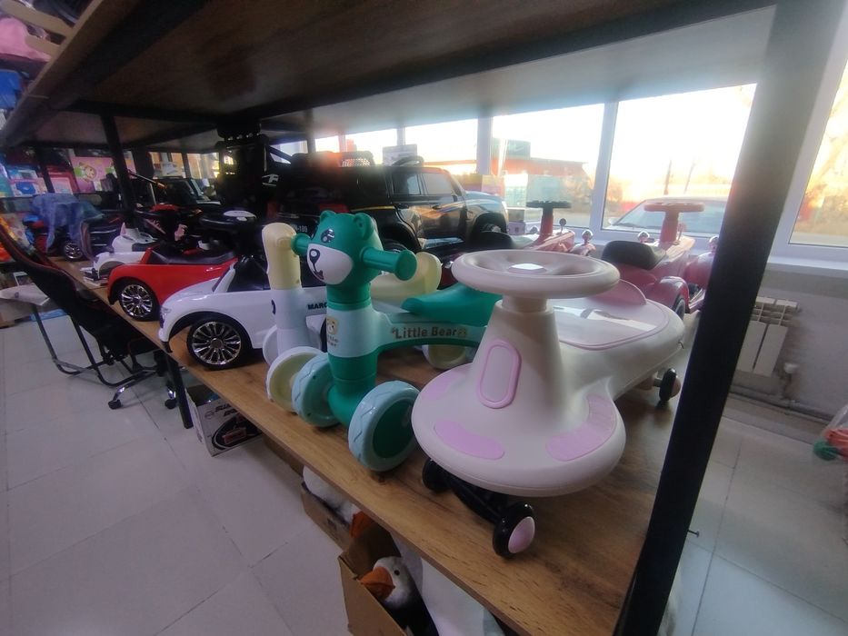 Детский велосипед беговел каталка бибикар