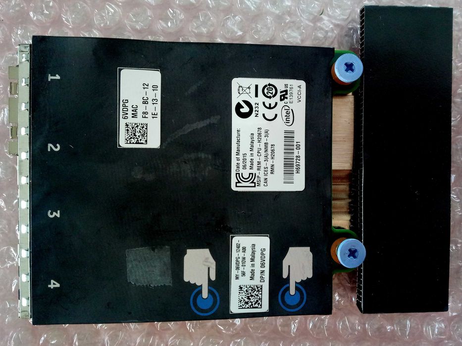 Мрежов модул Dell Intel X710/I350 10Gb/1Gb 4 порта 2*SFP+ 2*RJ45 6VDPG