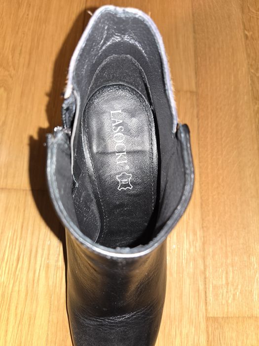 Botine / ghete Lasocki, ca noi, piele, 37