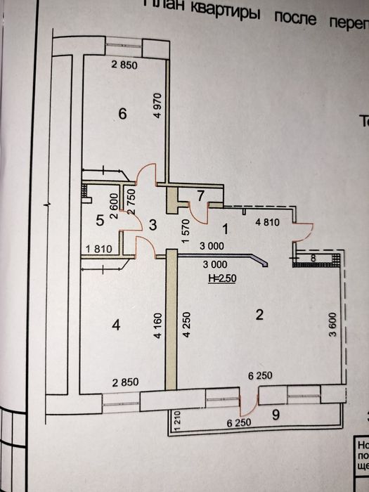 3х комнатная квартира