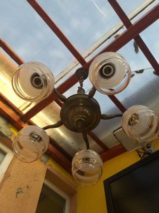 Candelabru din bronz ardeco