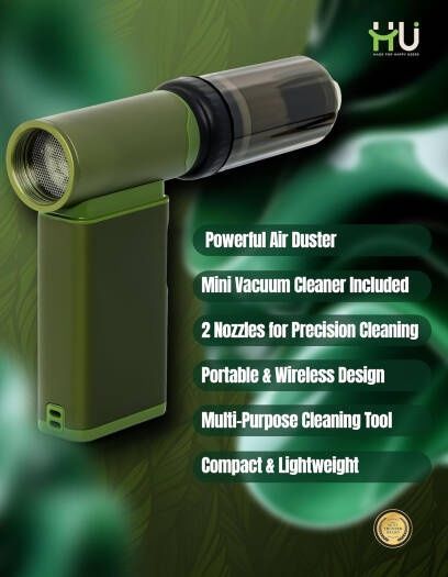 Мощен Безжичен Джет Вентилатор и Мини Прахосмукачка 2в1 / Air Duster