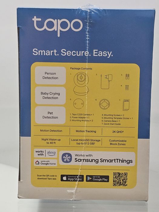 Tapo C220 2K QHD – sigilată, Wi-Fi