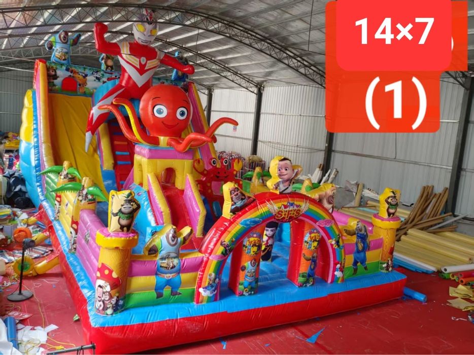 Батут надувной продам новый