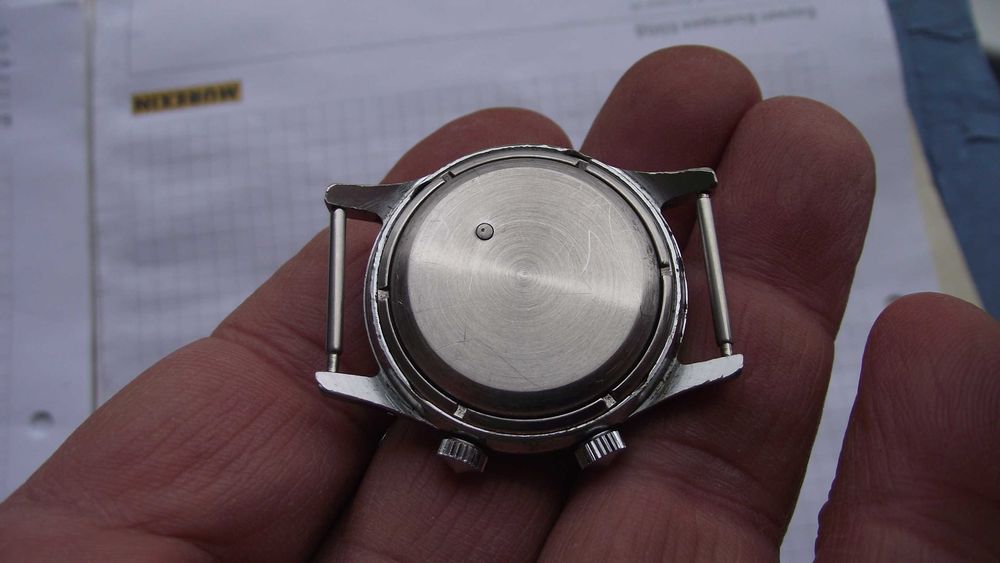 ЧАСОВНИК/Poljot СИГНАЛ-аларма/18к.мех-2612.1-стоманена каса-Рядък-СССР