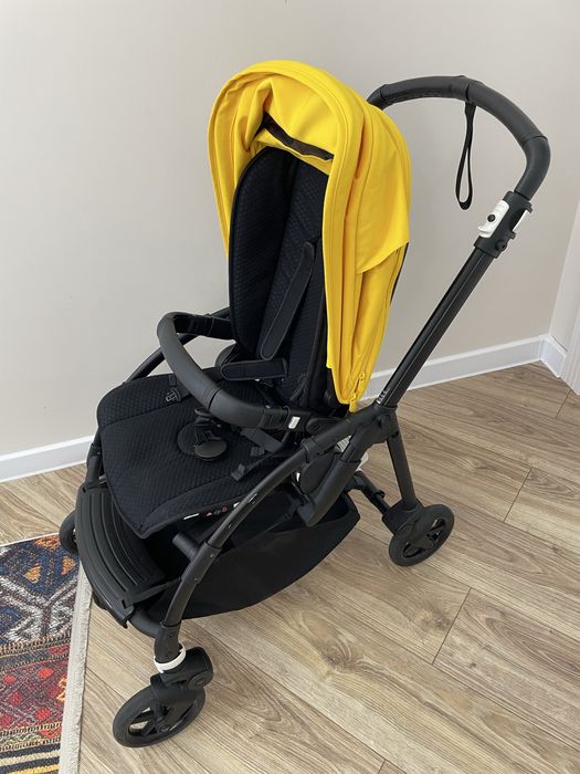 Коляска Прогулочная Bugaboo Bee 6 Black-Lemon