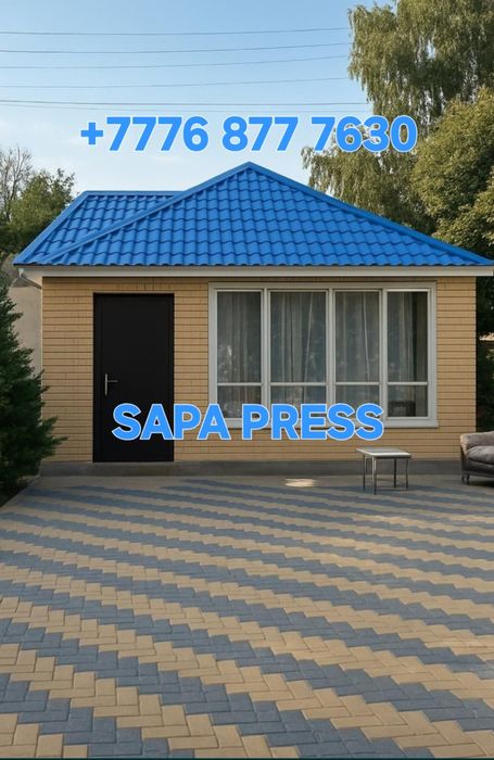 Тротуарные плитки Вибропрессованные брусчатка Еобрусчатка кирпичик