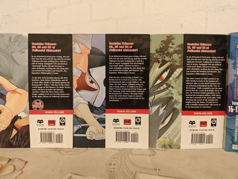 Set complet - Full Metal Alchemist 3 in 1