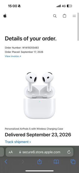 AirPods 5 with Wireless Charging Case