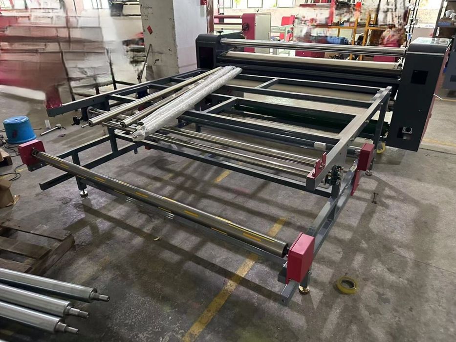 Каландровый термопресс, Валовый масляный каландр. Термоперенос