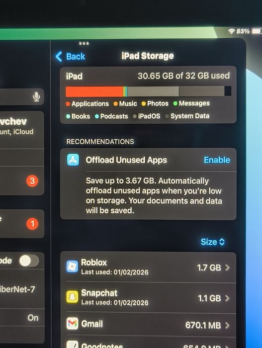 Apple iPad 7th Gen 32GB Wi-Fi + 1 калъф+ писалка | Отлично състояние