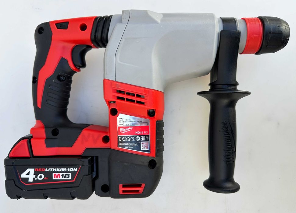 Milwaukee HD18 HX - Акумулаторен перфоратор 2x18V 4.0Ah като нов!