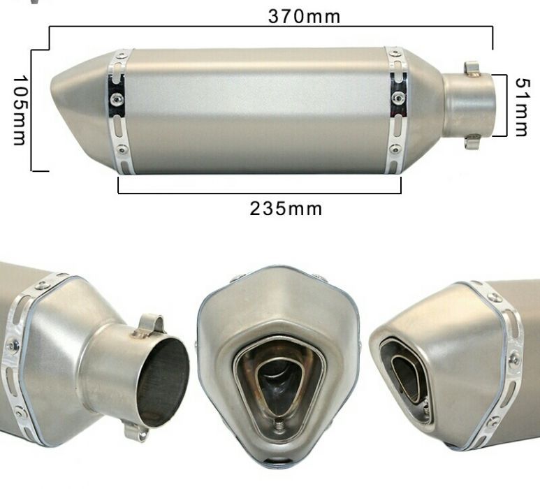 toba tobe evacuare moto atv sport  akrapovic esapament titan carbon