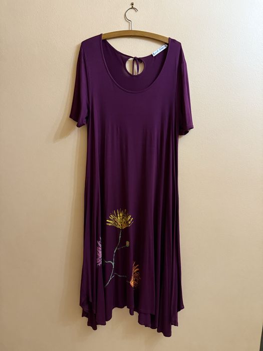 Rochie designer Alina Codin – pictată manual | Piesă unicat