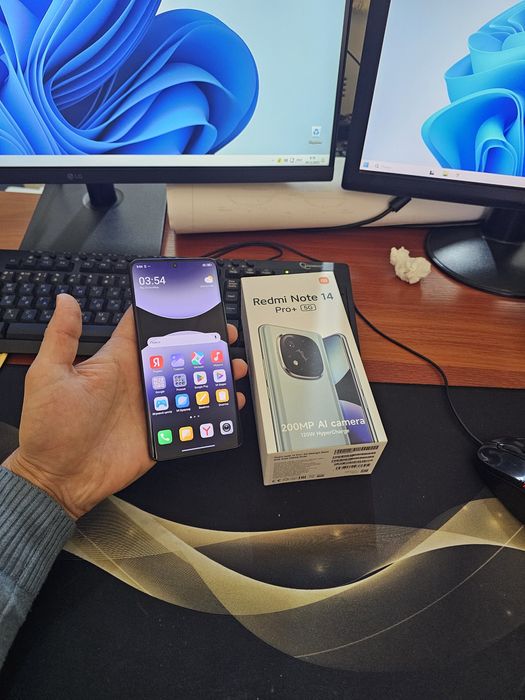 Redmi note 14pro +5G 12/256gb(2025)ideal iwlawi zur aybi yuq tozza
