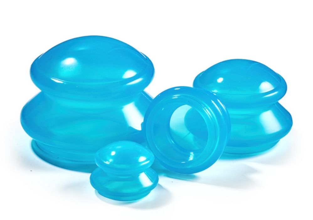 Силиконовые банки для массажа,3 штуки