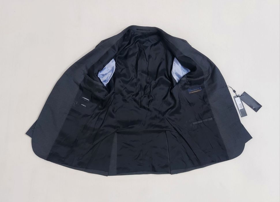 Sacou nou J. Lindeberg Mick Dressed Wool Blazer Grey Melange, nr 46/48