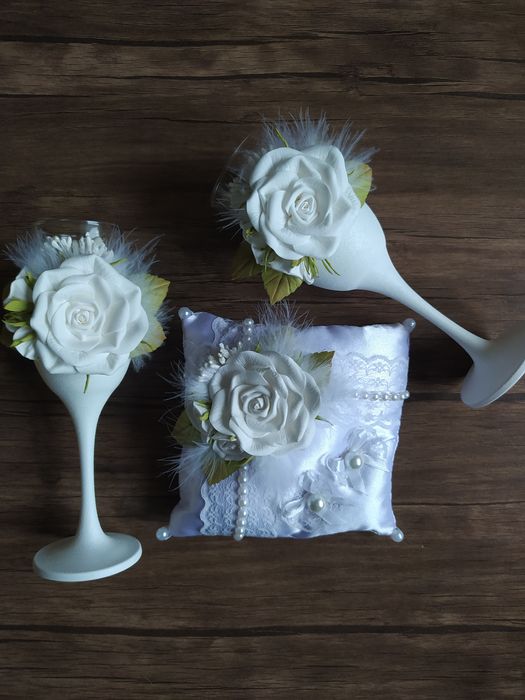 Свадебные фужеры.