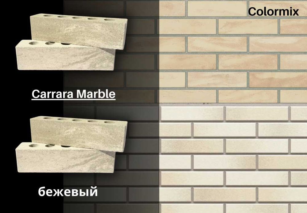 Гиперпрессованный пустотелый облицовочный кирпич COLORMIX низкая цена