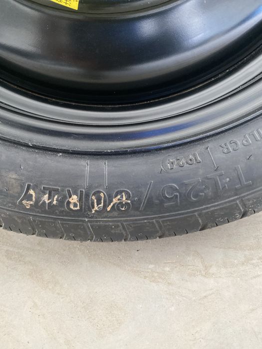 Резервна гума патерица T125/80R17   / 5x108