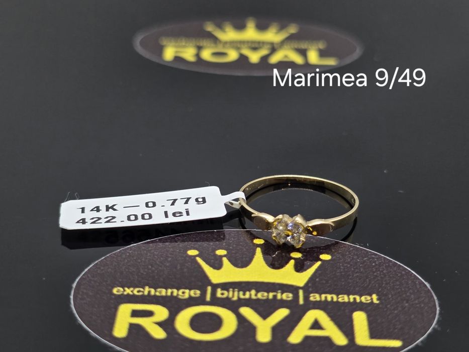 Bijuteria Royal: Inel aur 14k/0.77 gr