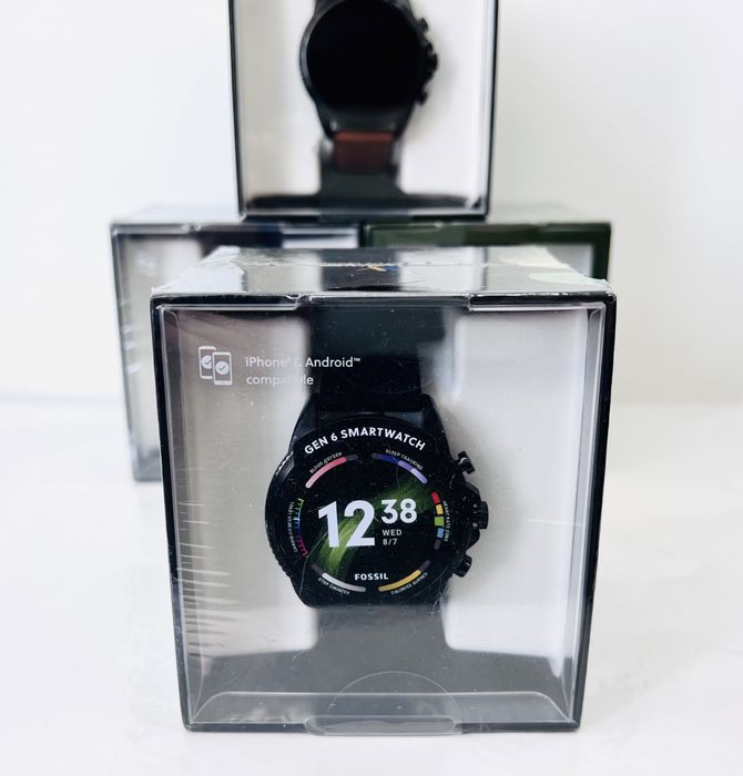 ПРОМО! Смартчасовник Fossil Gen 6 Brown / Black / Gray Гаранция!