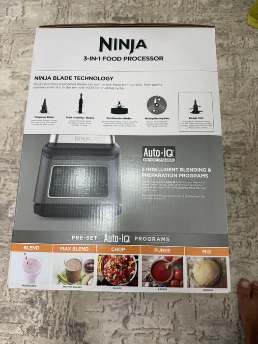 Robot de bucatarie Ninja 3 in 1 Food Processor -Nou-