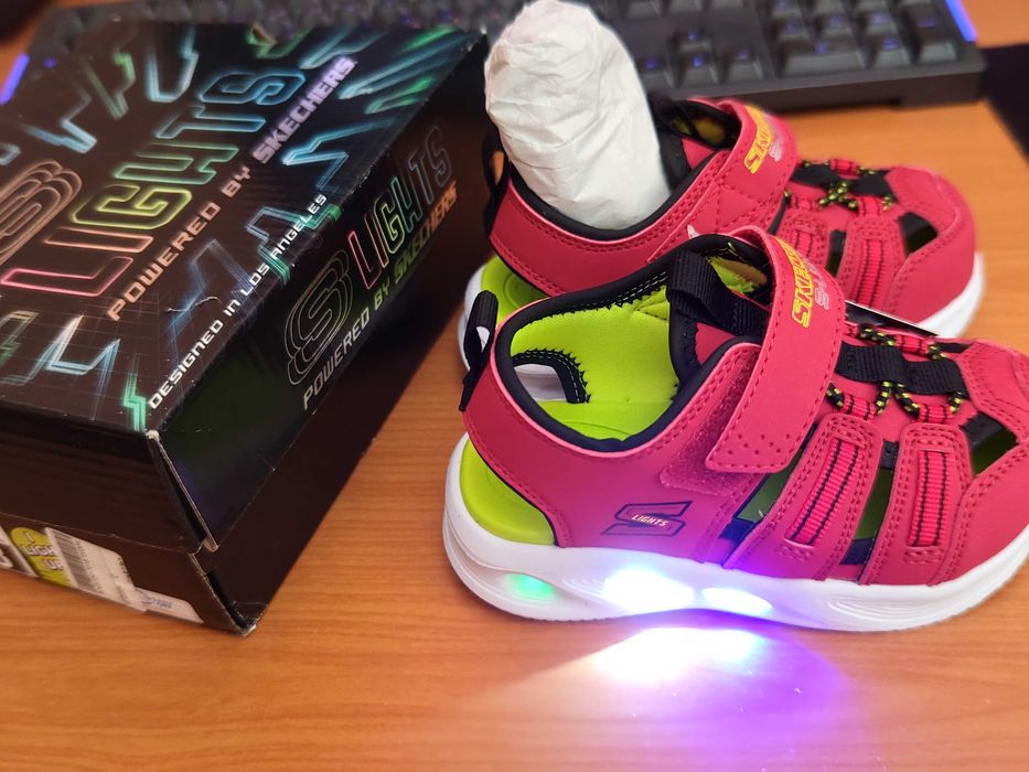 Сандали детски skechers lights