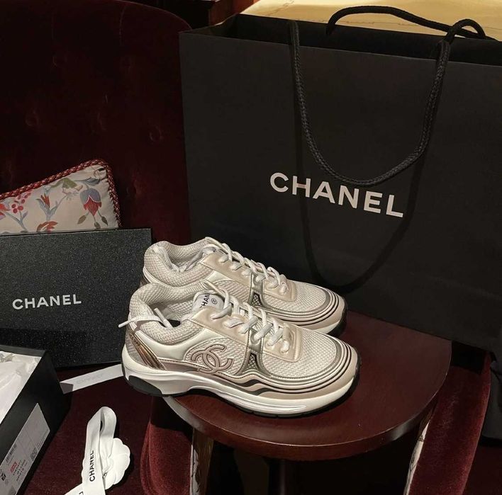Sneakers Chanel - calitate premium 100% piele prezentare completa