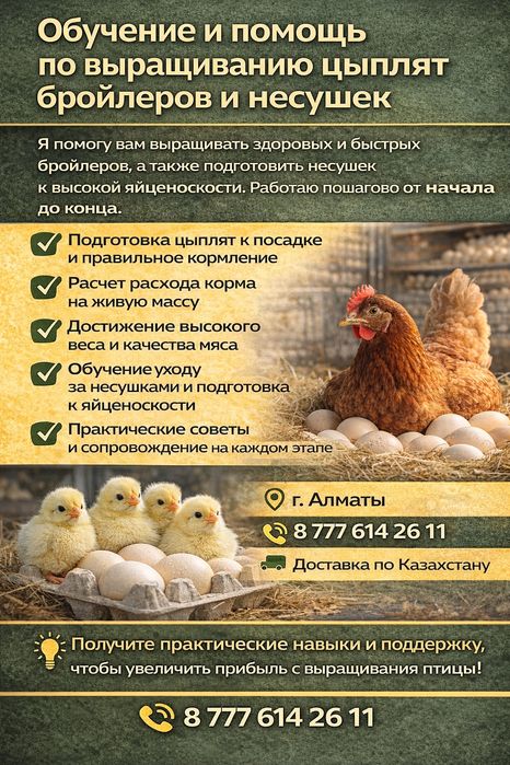 Бройлер и несушек обучение