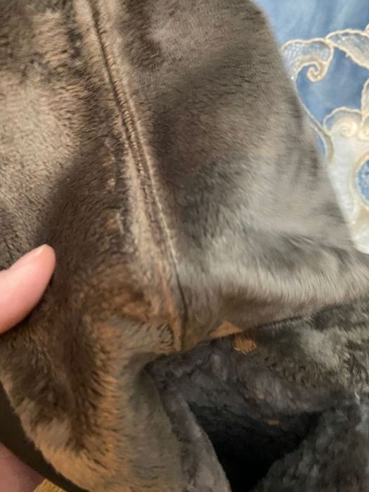 Кожаные сапоги .