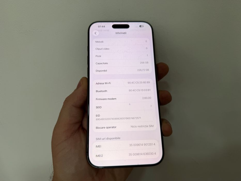 Iphone 16 Pro Max, 256 gb, Black Titanium