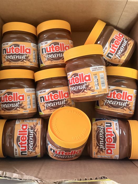Nutella Peanat новый вкус 300 тыс из Америки шоколадная паста сладости