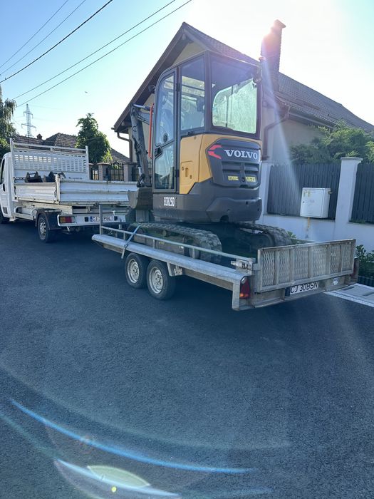 Remorca utilaje basculabila
