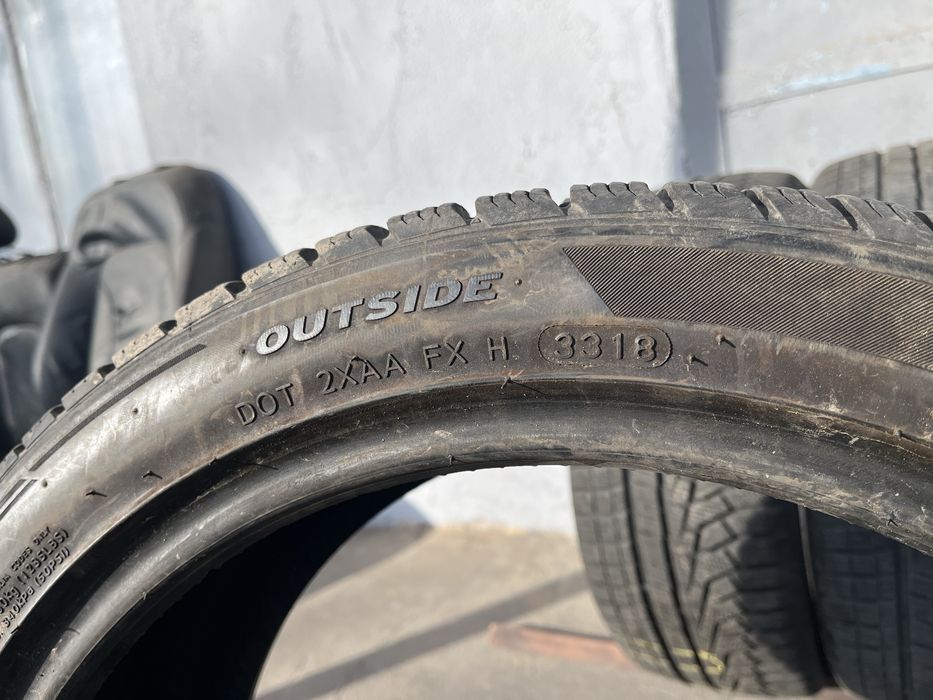4 бр. зимни гуми 205/45/17 Hankook 6-6,5 mm DOT 3318