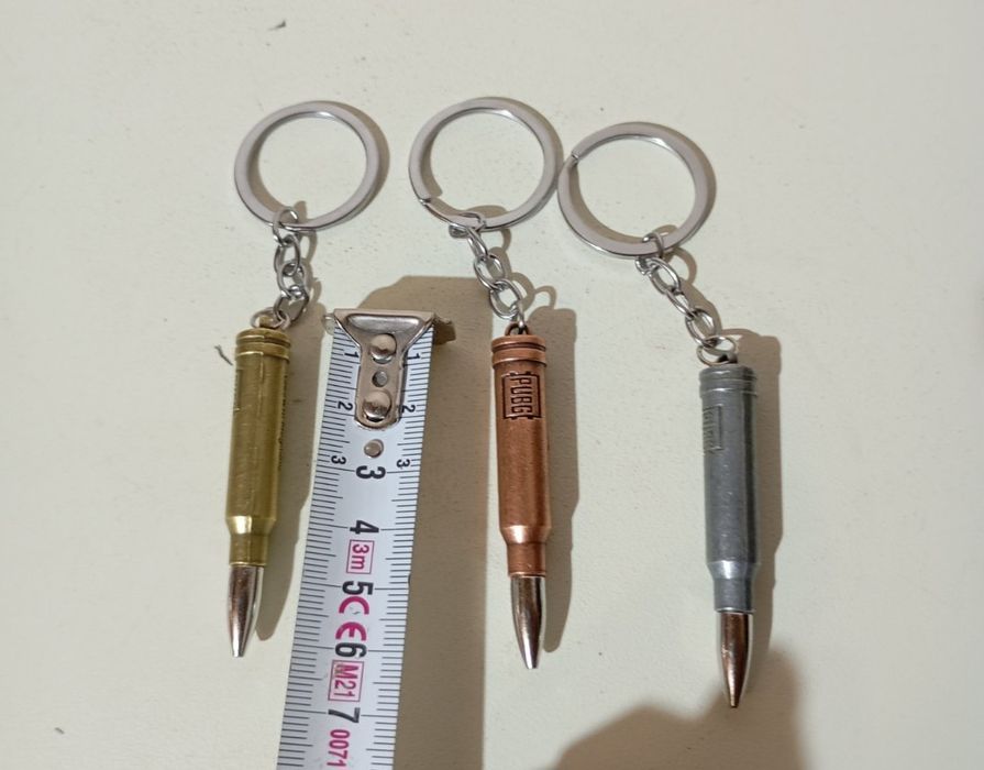 Метални патрони ключодържатели