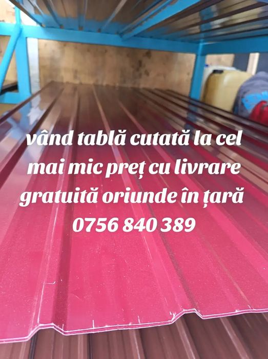 Tablă cutată de vânzare