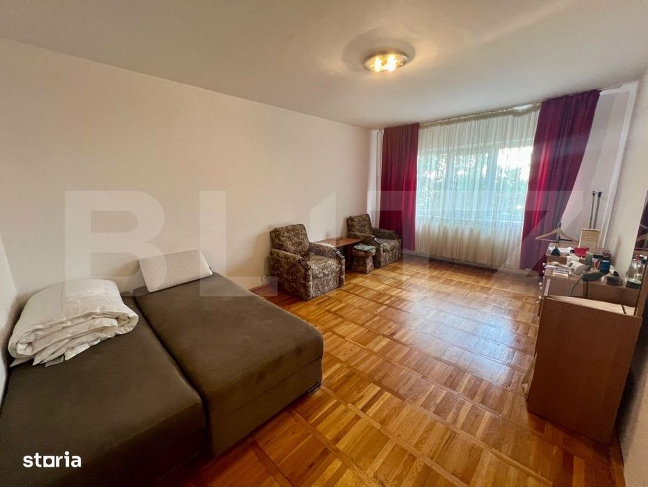 Apartament cu 2 camere, 48 mp, parter, centrala proprie, zona Brestei