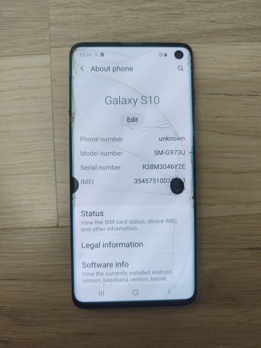 Samsung s10 8/128