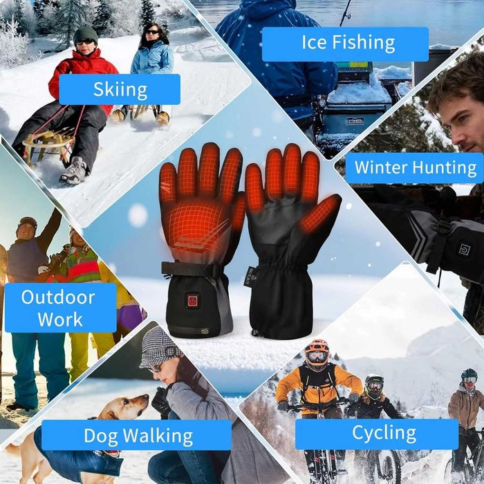 Затоплящи ръкавици с акумулаторни батерии 7500mAh