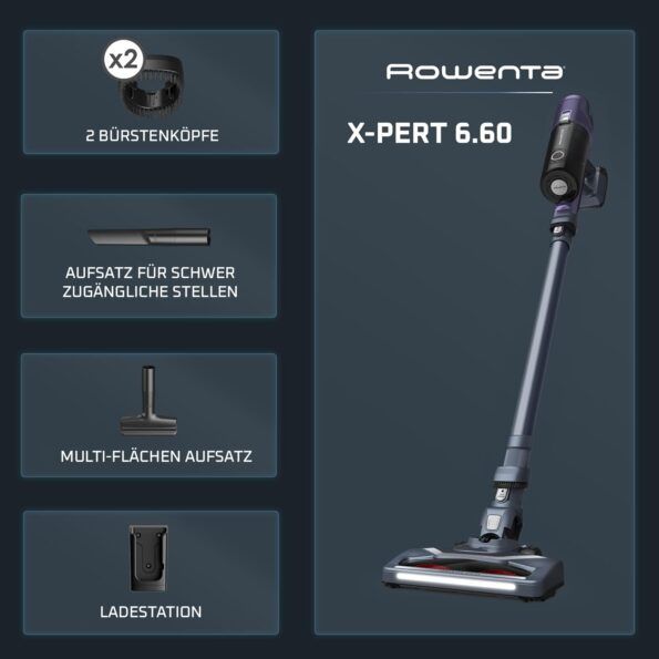 Rowenta RH6838 X-Pert 6.60 Безжична Прахосмукачка – като нов