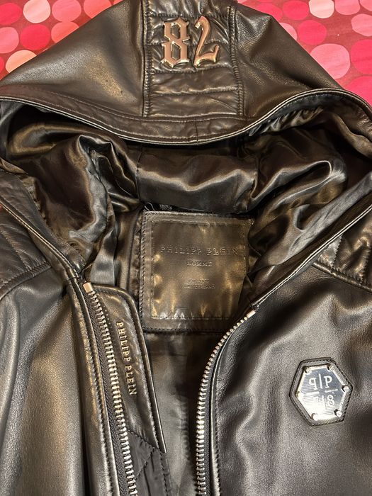Geaca piele Philipp Plein