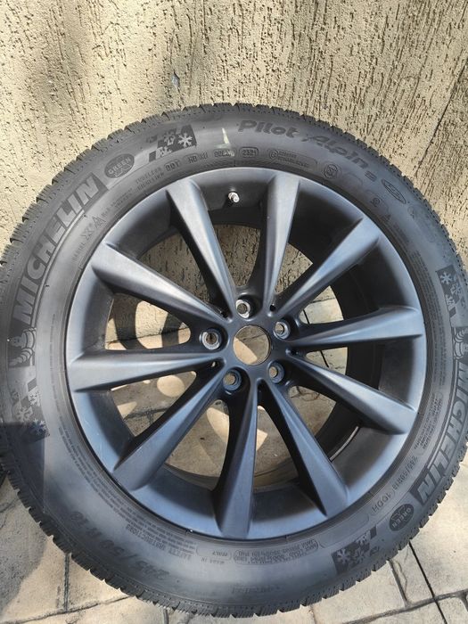 Jante BMW + anvelope 245 50 18  Pilot Alpin 2021