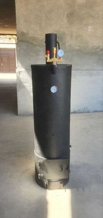 Котел медный для отопления напольный