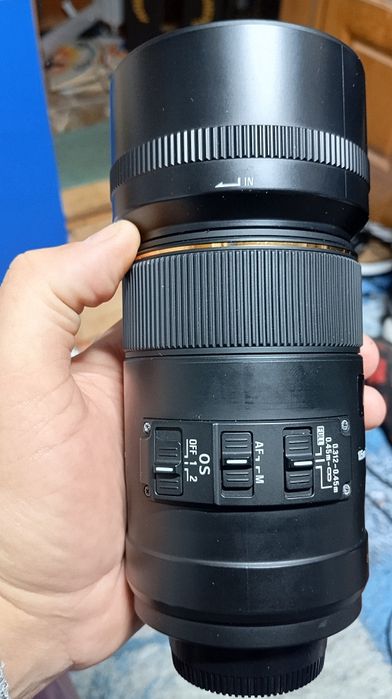 Obiectiv Sigma 105mm f2.8 DG Macro OS HSM pentru Nikon F