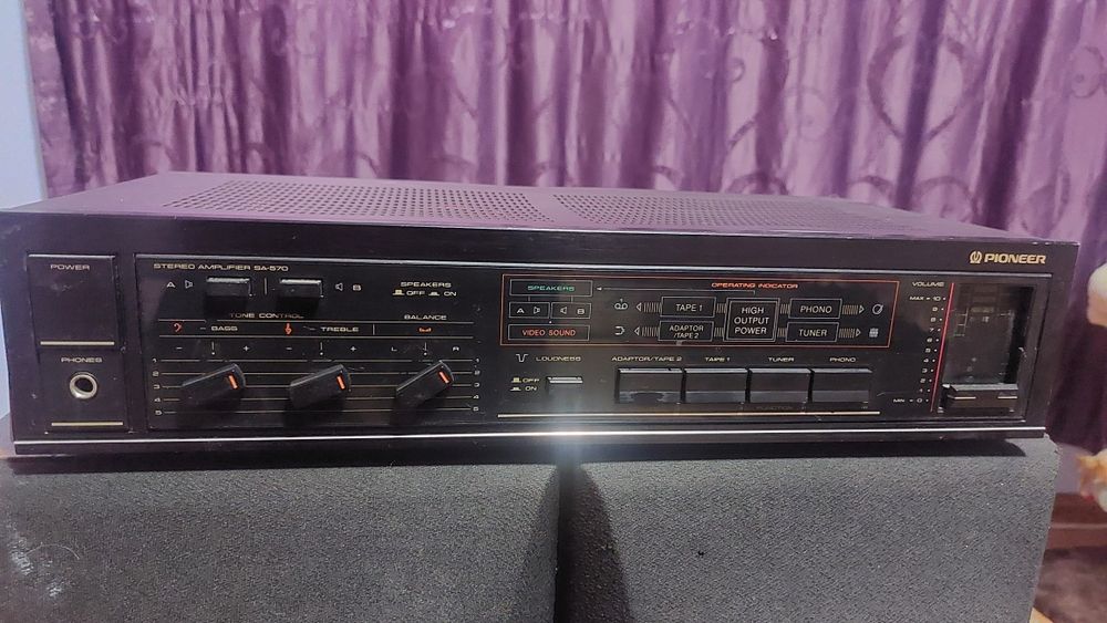 Set Amplificator Stereo Pioneer SA-570 si boxe Pioneer S-J320V