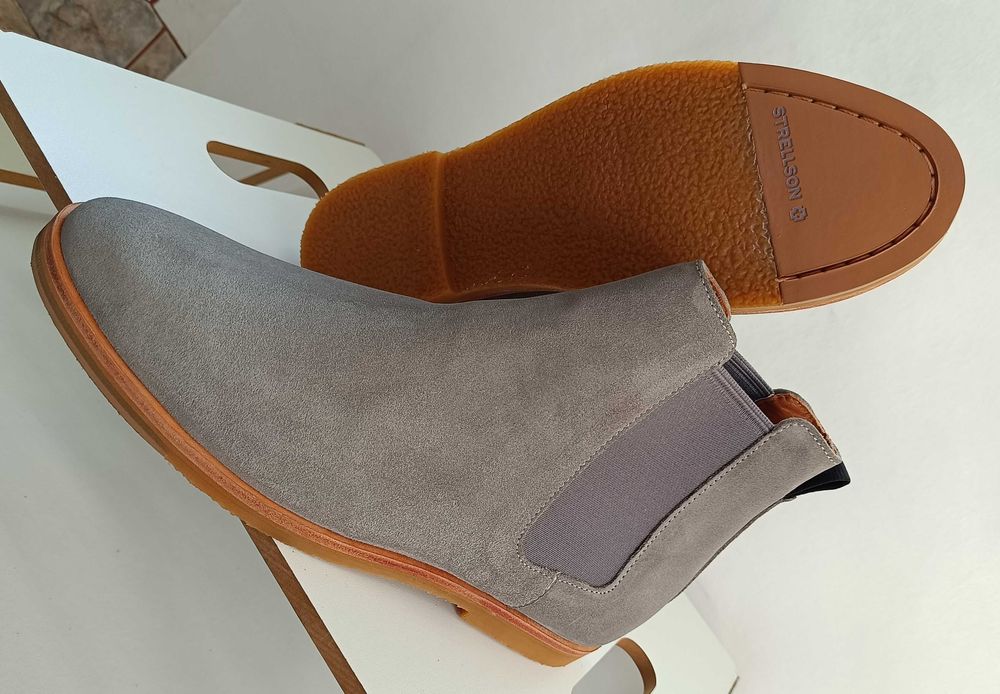 Ghete chelsea 41 42 43 44 premium Strellson NOI piele naturala moale