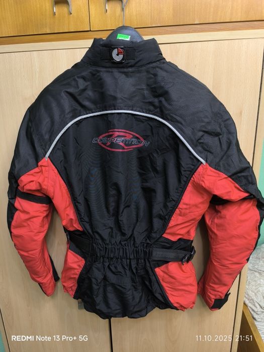 Дамско текстилно мото яке